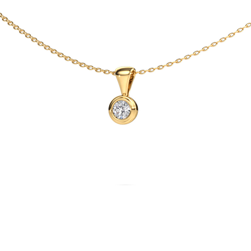 Image of Pendant Lieke 585 gold Diamond 0.20 crt