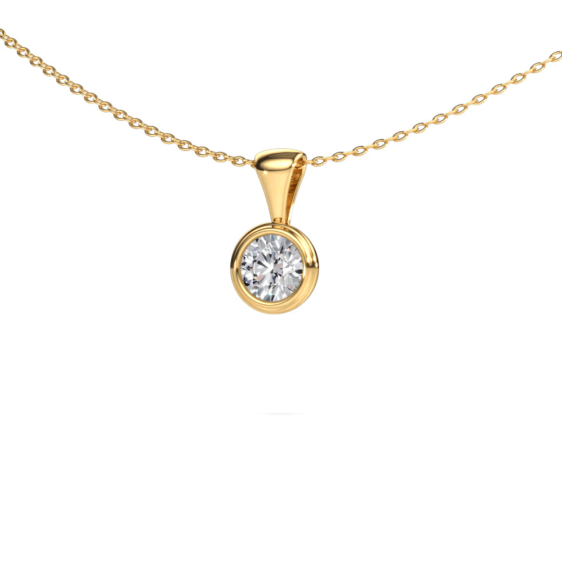 Image of Pendant Lieke 585 gold Diamond 0.50 crt