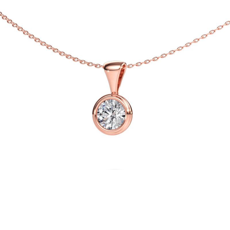 Bild von Anhänger Lieke 585 Roségold Diamant 0.70 crt