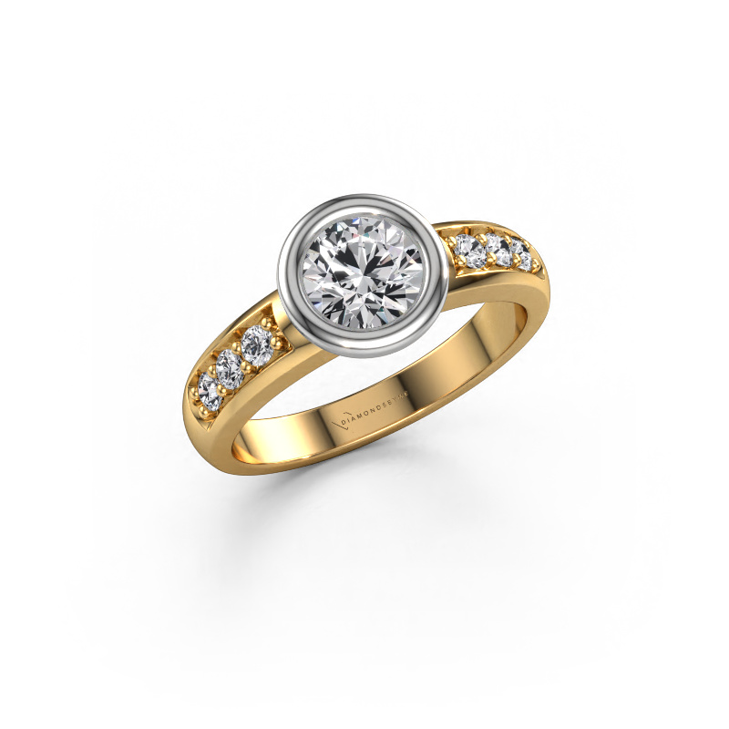 Image of Engagement ring Lieke 585 gold Diamond 0.880 crt
