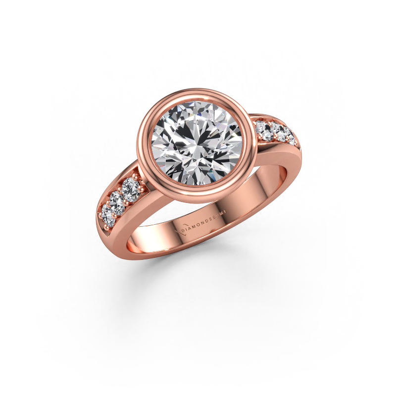 Immagine di Anello di fidanzamento Lieke 585 oro rosa Diamante 2.27 crt