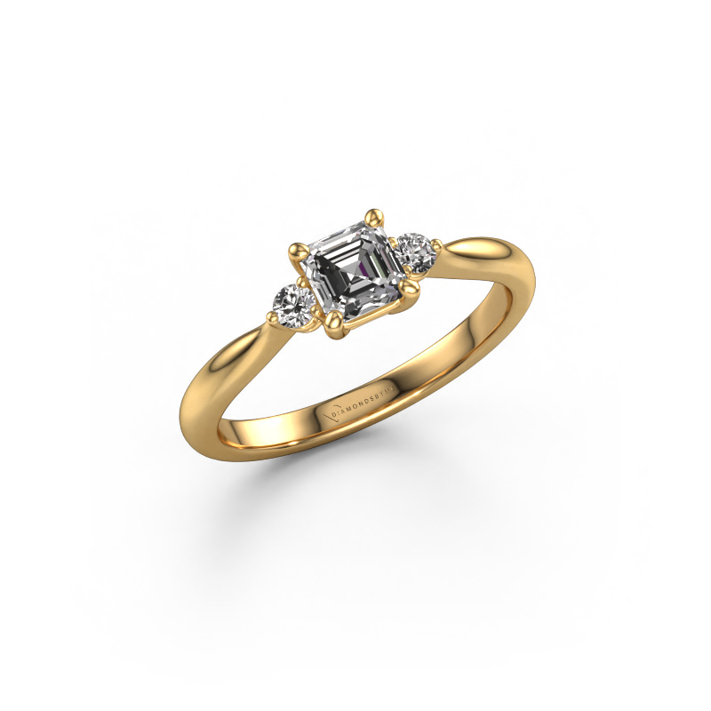 Image of Engagement ring Lieselot ASSC 585 gold Diamond 0.41 crt