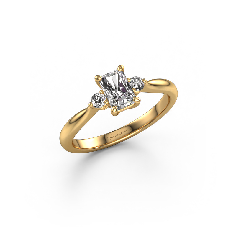 Bild von Verlobungsring Lieselot RAD 585 Gold Diamant 0.76 crt