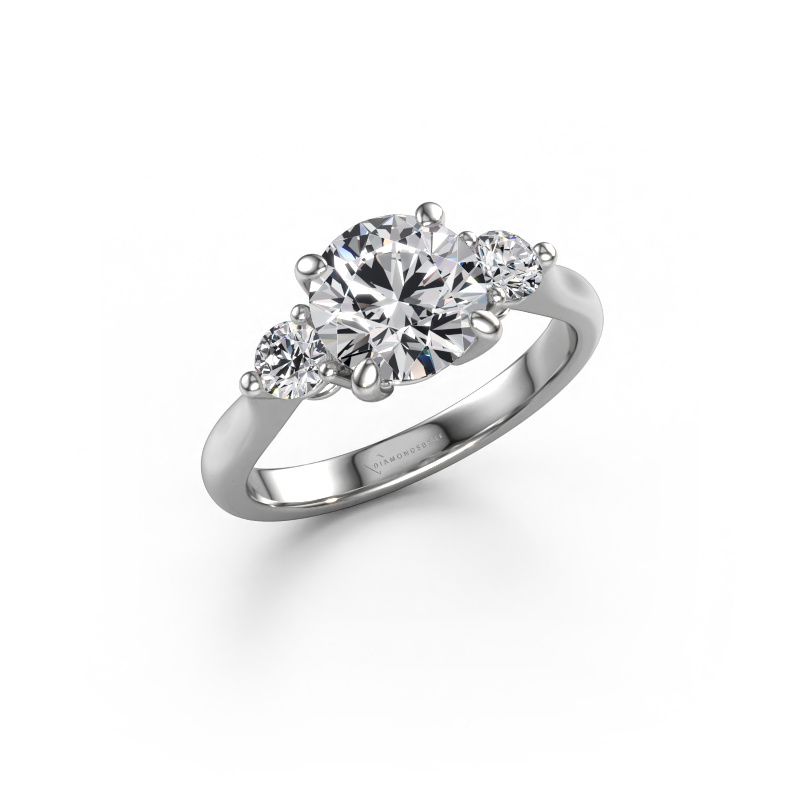 Bild von Verlobungsring Lieselot RND 950 Platin Diamant 2.36 crt