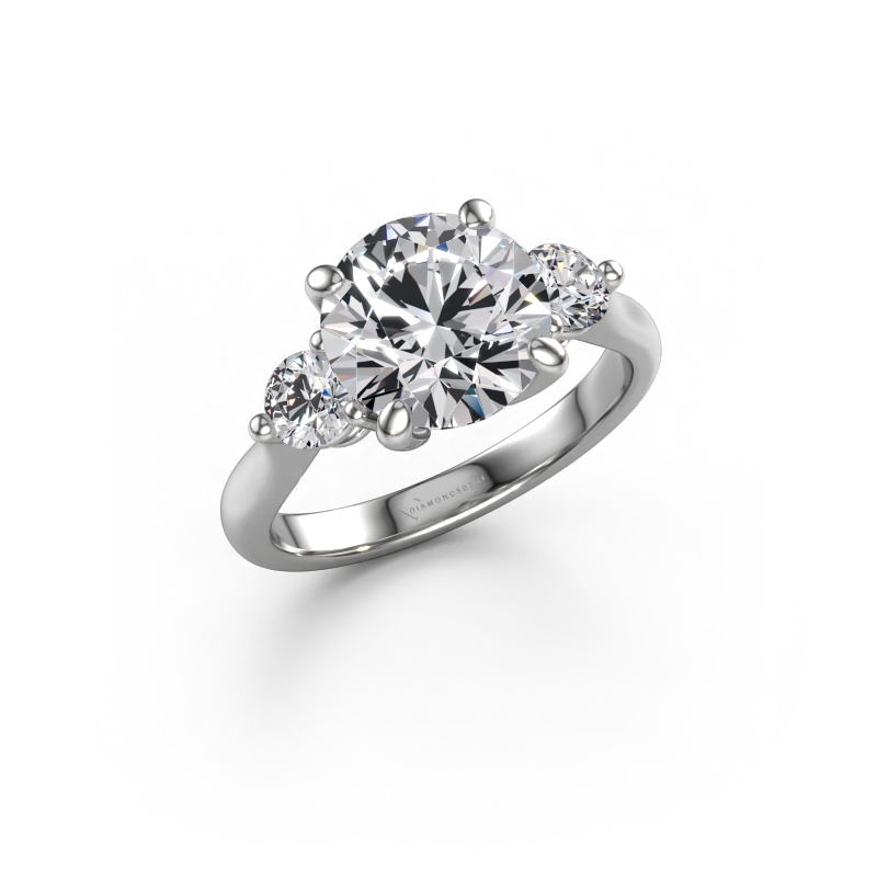 Bild von Verlobungsring Lieselot RND 950 Platin Lab-grown Diamant 4.60 crt