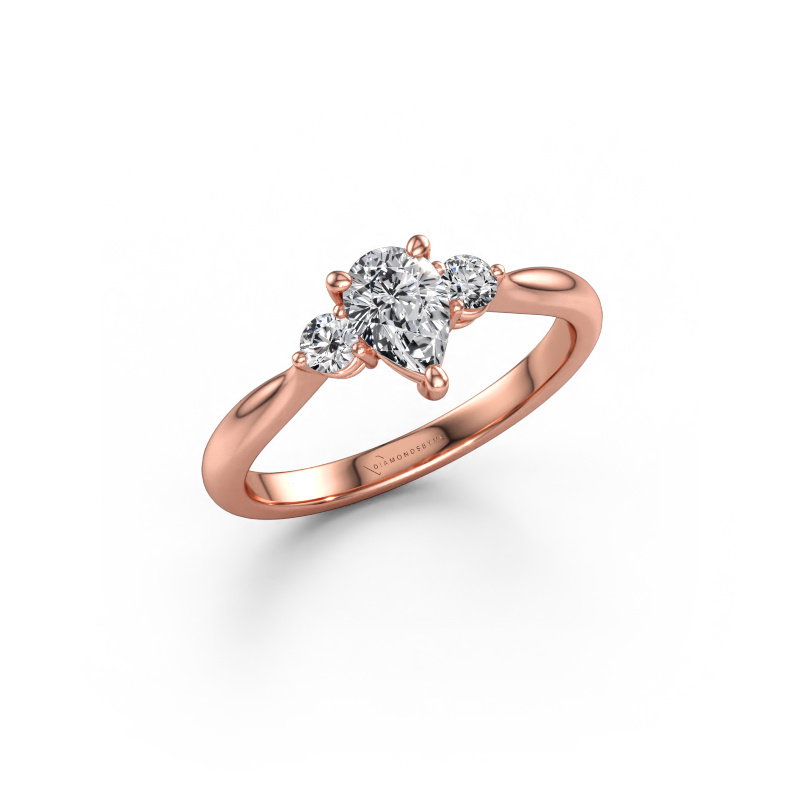 Immagine di Anello di fidanzamento Lieselot PER 585 oro rosa Diamante 0.66 crt