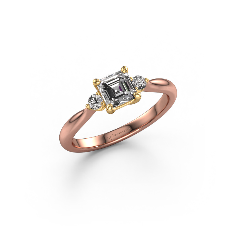 Bild von Verlobungsring Lieselot ASSC 585 Roségold Custom diamant 4.5 mm