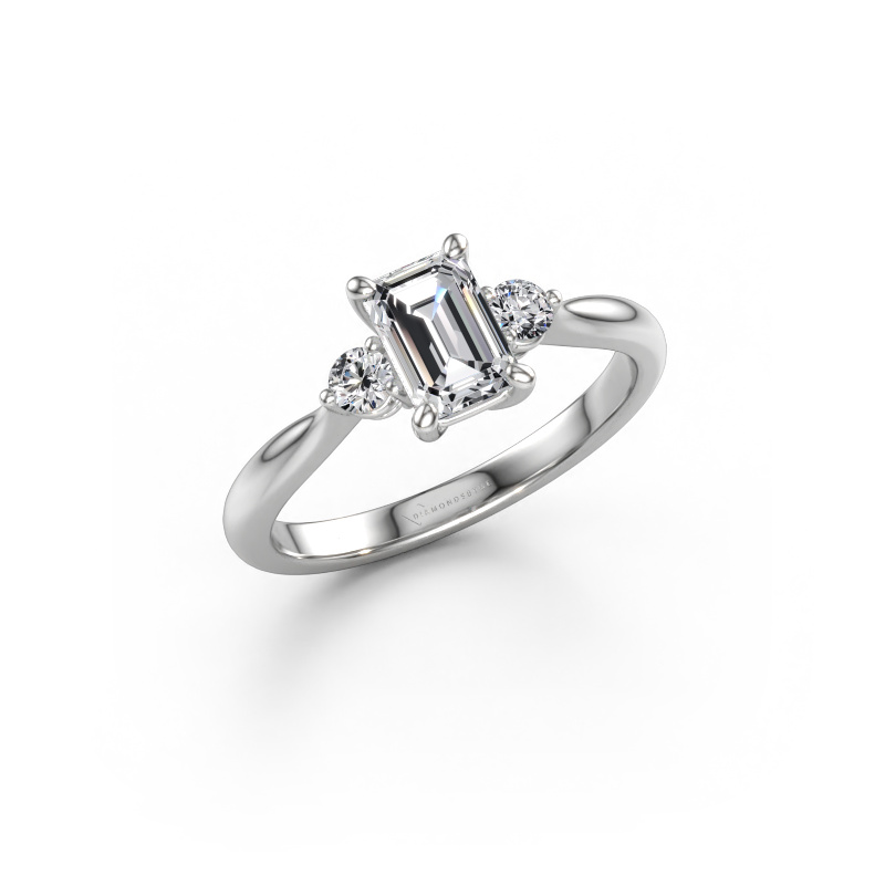 Afbeelding van Verlovingsring Lieselot EME 950 platina Diamant 1.06 crt