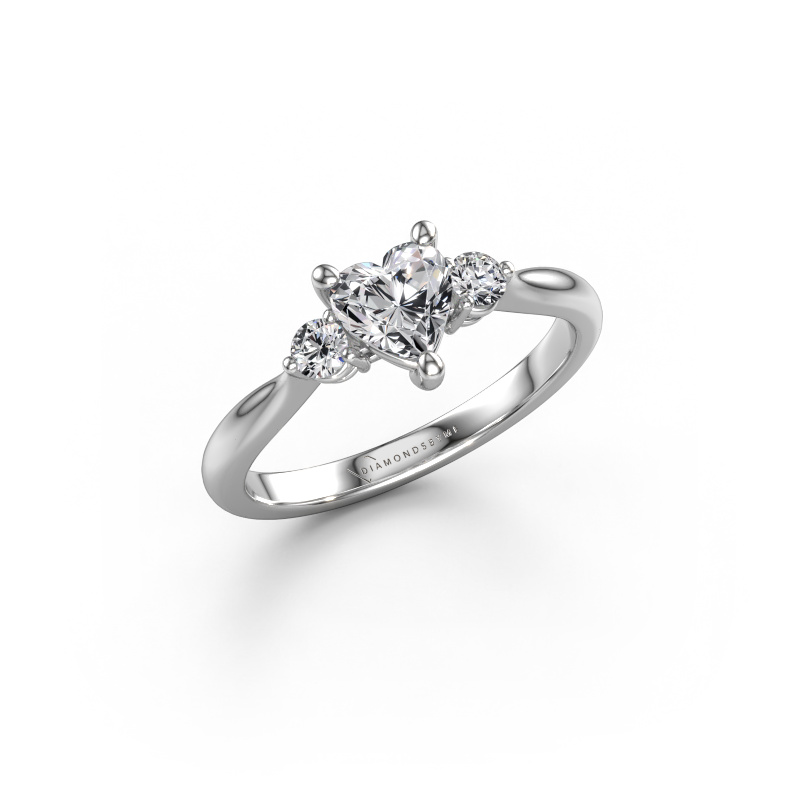 Image de Bague de fiançailles Lieselot HRT 950 platine Diamant 0.81 crt