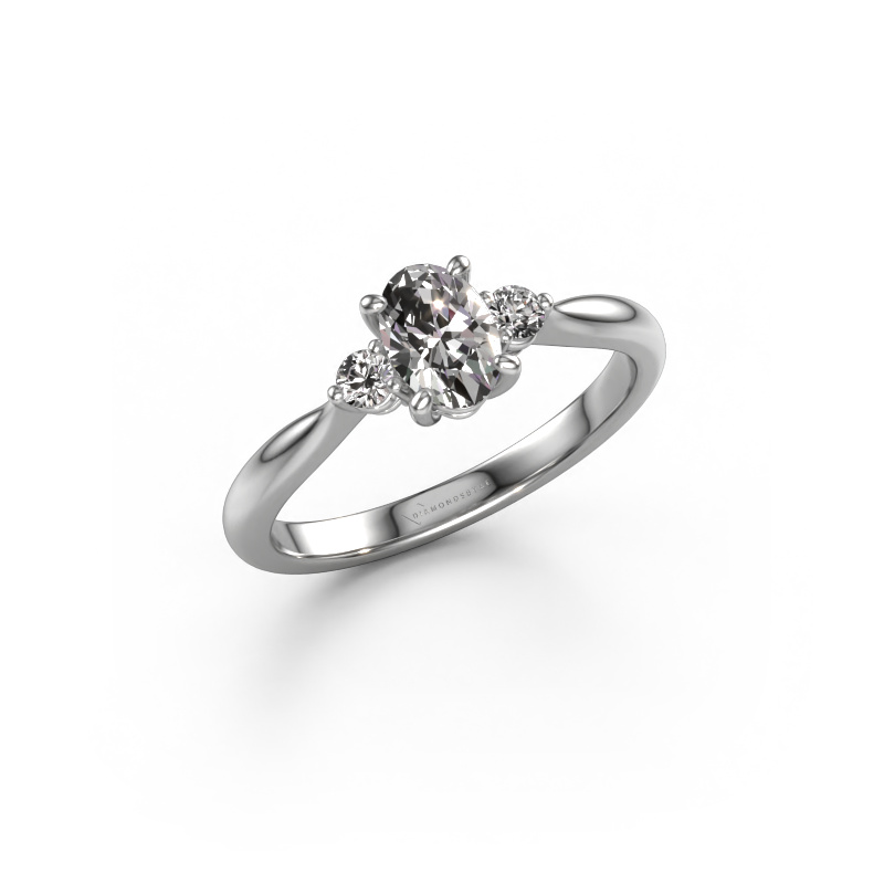 Bild von Verlobungsring Lieselot OVL 950 Platin Diamant 0.76 crt