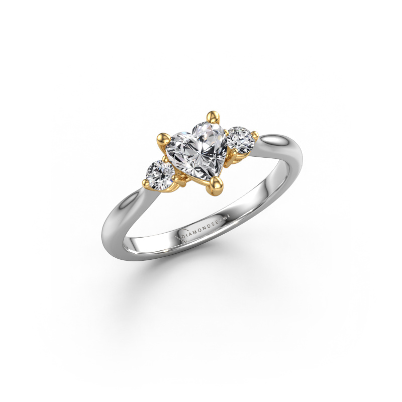 Bild von Verlobungsring Lieselot HRT 585 Weißgold Diamant 0.81 crt