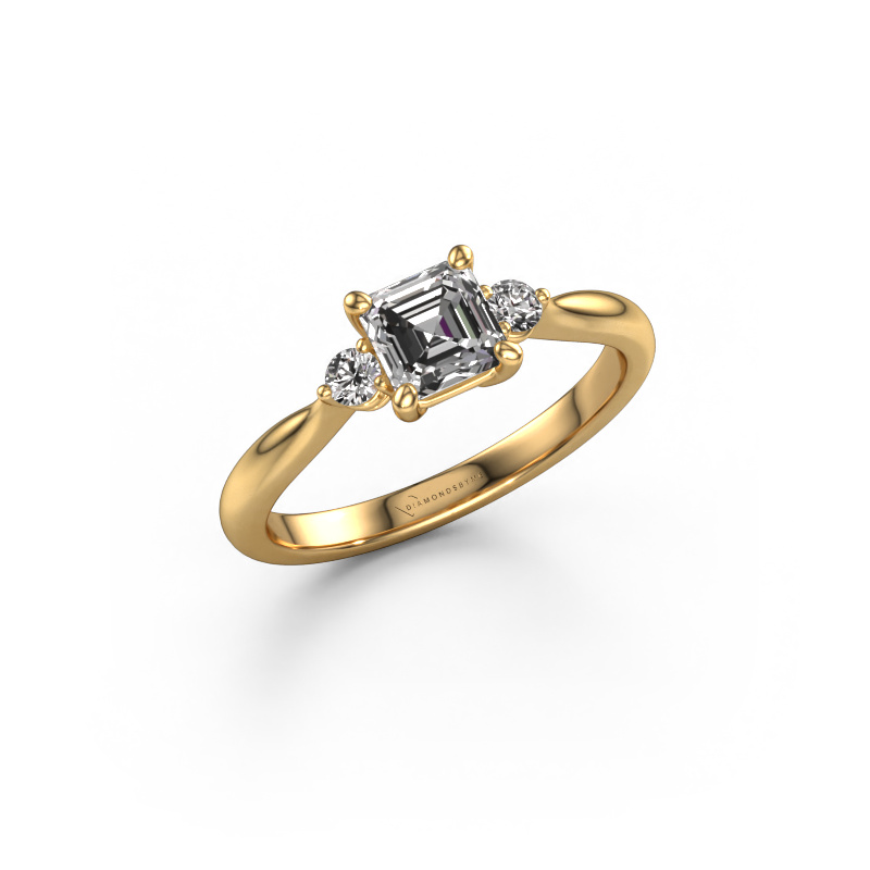 Image of Engagement ring Lieselot ASSC 585 gold Diamond 0.60 crt