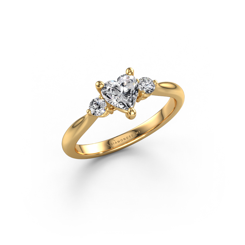 Image of Engagement ring Lieselot HRT 585 gold Lab-grown diamond 0.81 crt