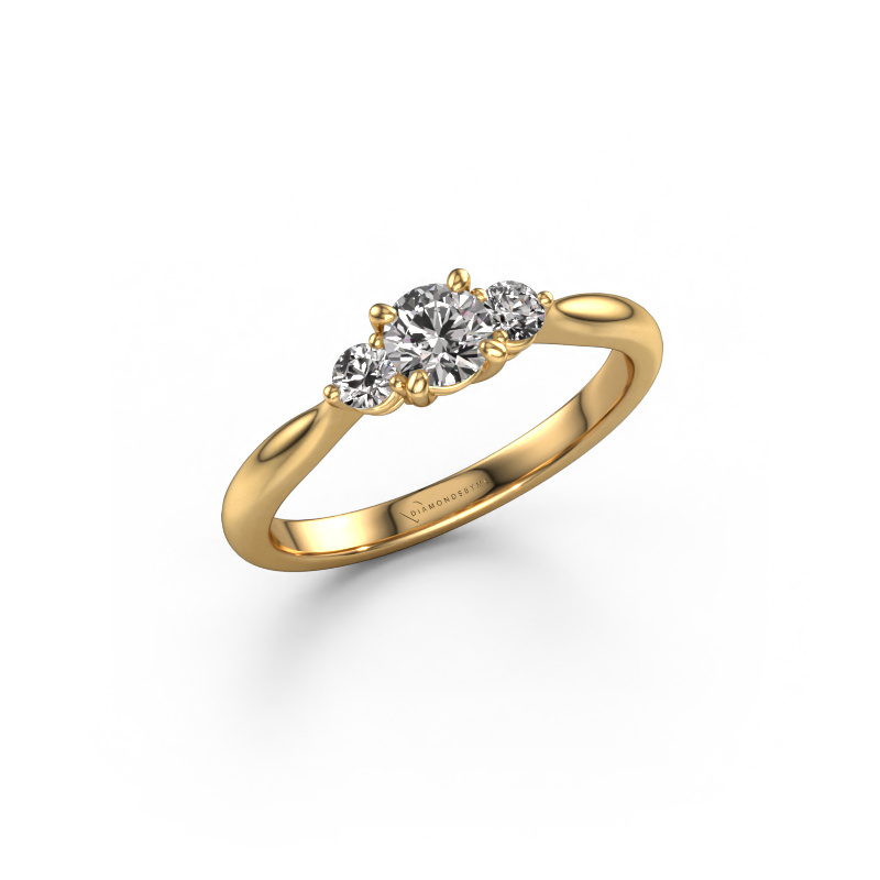 Bild von Verlobungsring Lieselot RND 585 Gold Diamant 0.460 crt