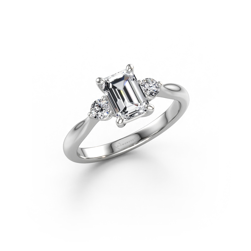 Immagine di Anello di fidanzamento Lieselot EME 950 platino Diamante lab grown 1.340 crt