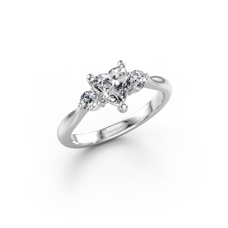 Immagine di Anello di fidanzamento Lieselot HRT 950 platino Diamante lab grown 1.00 crt