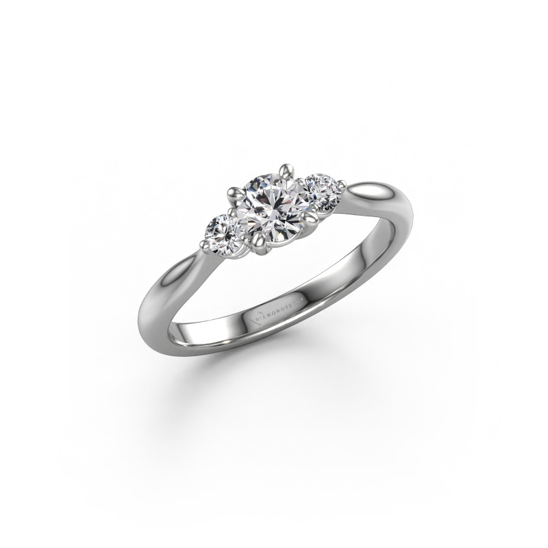Bild von Verlobungsring Lieselot RND 950 Platin Lab-grown Diamant 0.56 crt