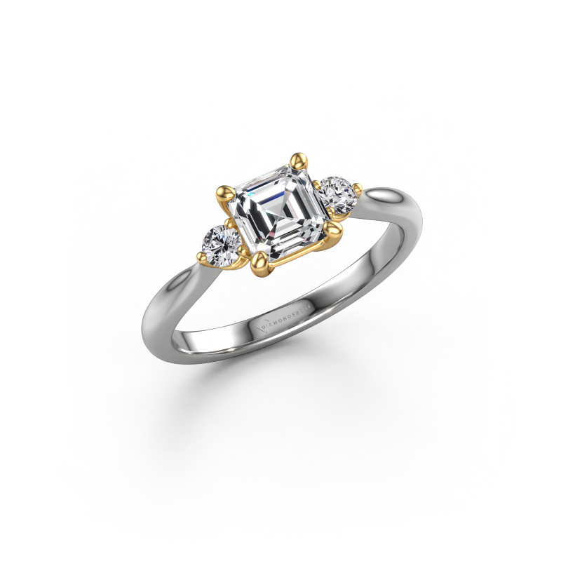 Bild von Verlobungsring Lieselot ASSC 585 Weißgold Lab-grown Diamant 0.86 crt