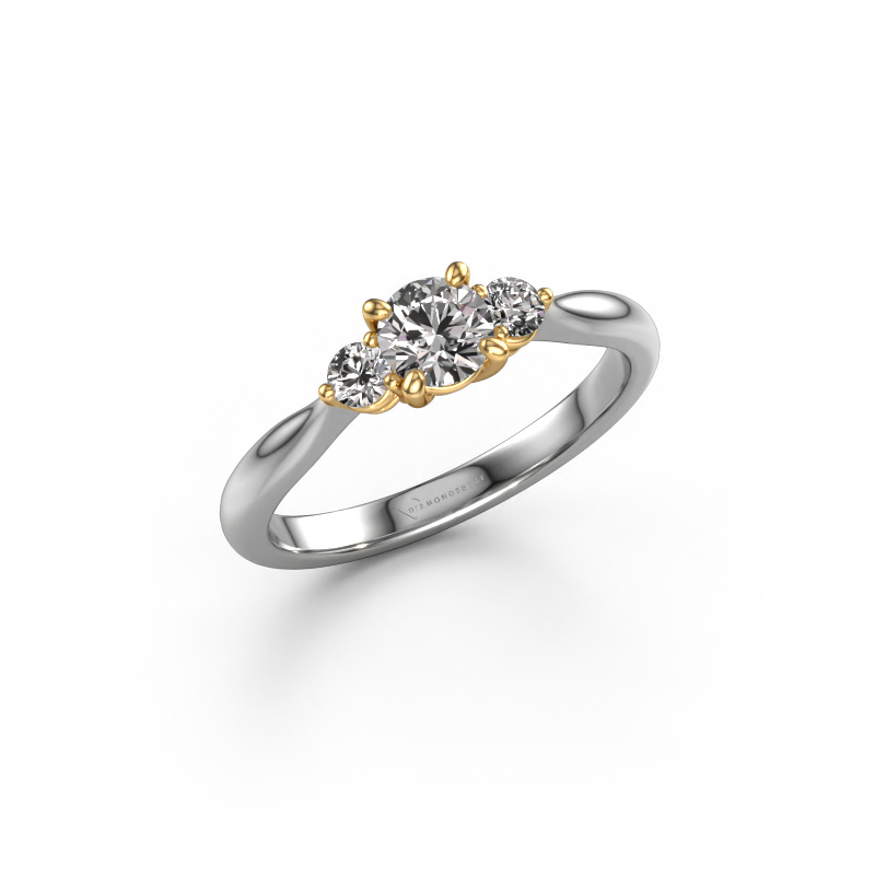 Bild von Verlobungsring Lieselot RND 585 Weißgold Diamant 0.56 crt
