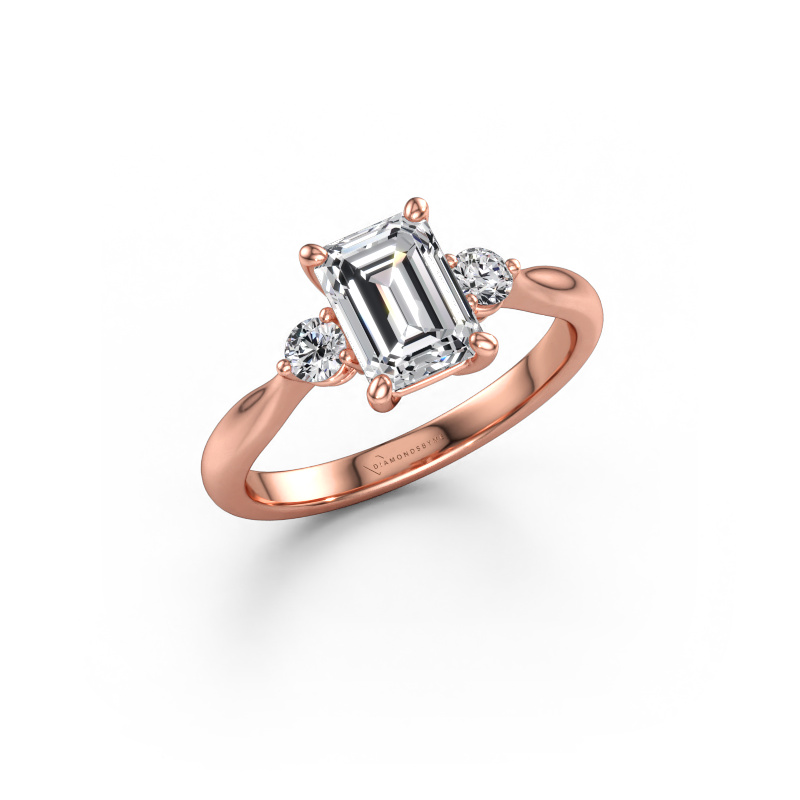 Immagine di Anello di fidanzamento Lieselot EME 585 oro rosa Diamante 1.69 crt