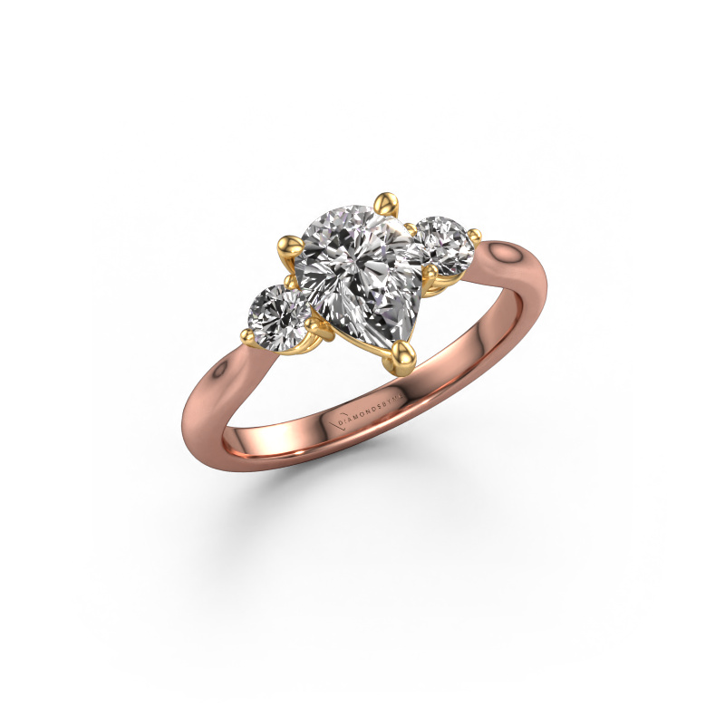 Bild von Verlobungsring Lieselot PER 585 Roségold Diamant 1.30 crt