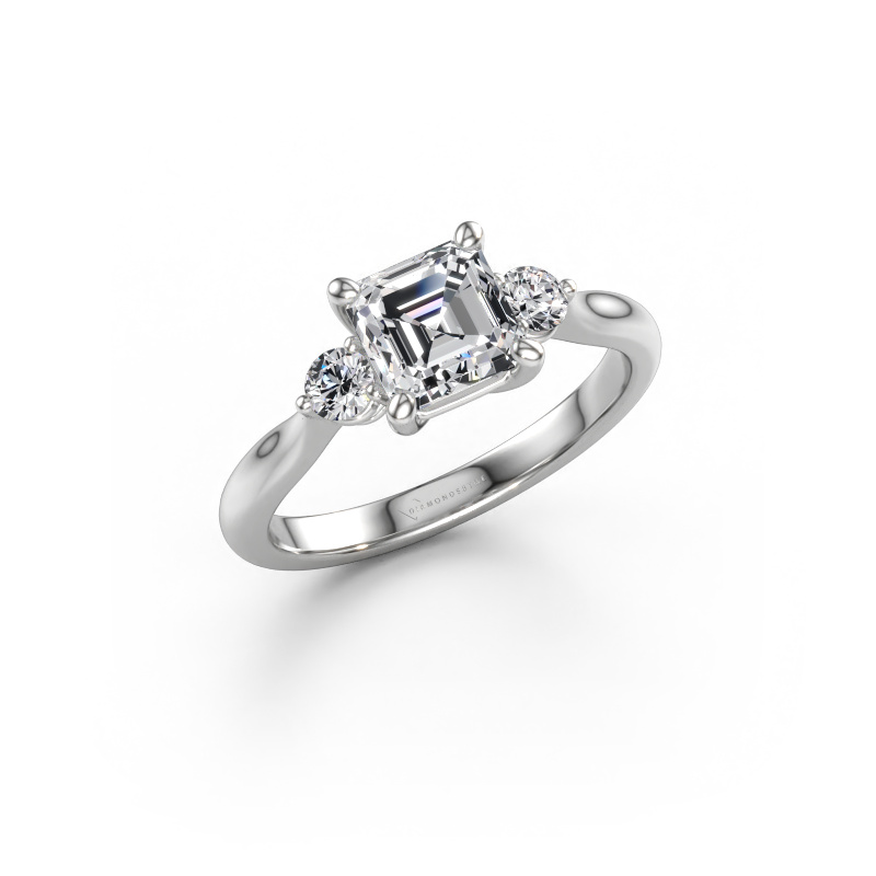 Bild av Förlovningsring Lieselot ASSC 585 vitt guld Diamant 1.16 crt