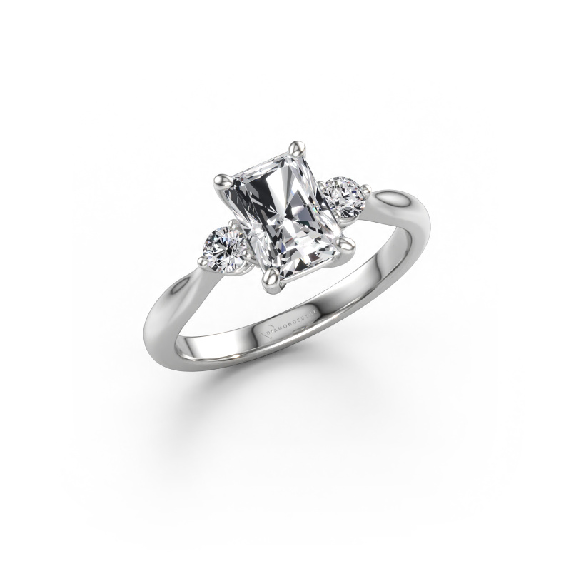 Bild av Förlovningsring Lieselot RAD 585 vitt guld Labbodlad diamant 1.69 crt