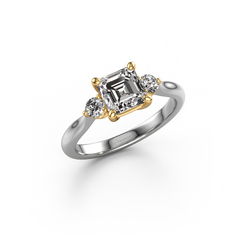 Image of Engagement ring Lieselot ASSC 585 white gold Diamond 1.16 crt