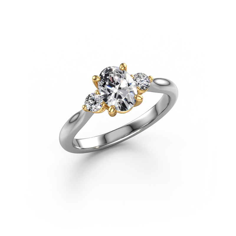 Bild von Verlobungsring Lieselot OVL 585 Weißgold Diamant 0.99 crt
