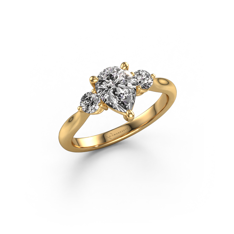 Bild von Verlobungsring Lieselot PER 585 Gold Diamant 1.30 crt