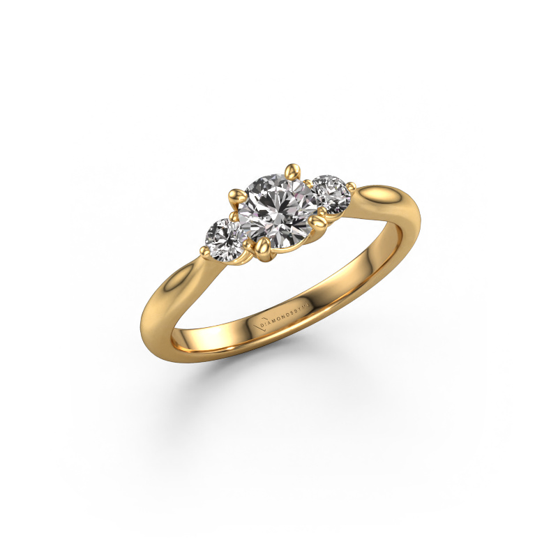 Bild von Verlobungsring Lieselot RND 585 Gold Diamant 0.680 crt