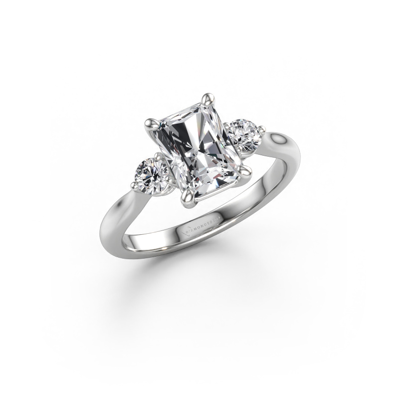 Bild av Förlovningsring Lieselot RAD 950 platina Diamant 2.05 crt