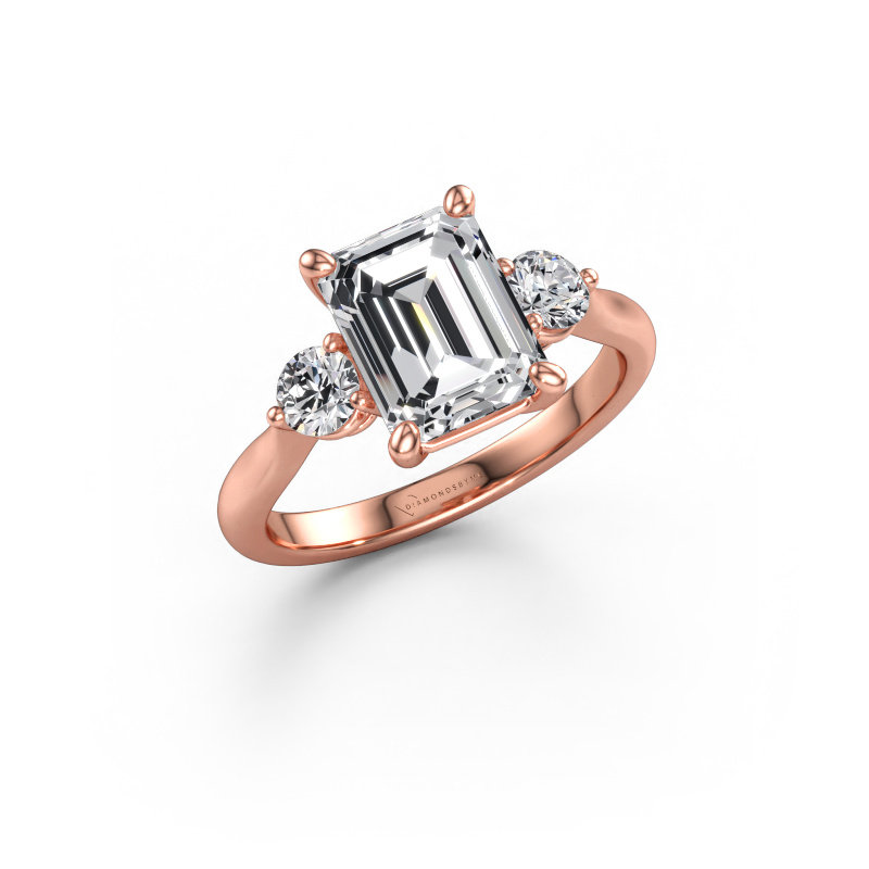Immagine di Anello di fidanzamento Lieselot EME 585 oro rosa Diamante lab grown 2.90 crt
