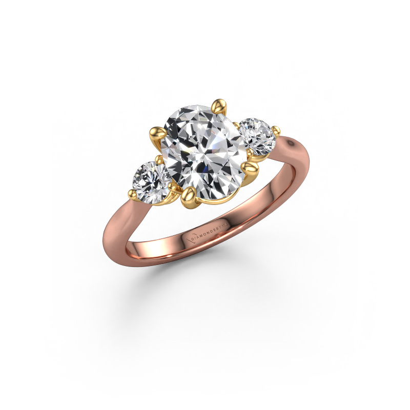Bild von Verlobungsring Lieselot OVL 585 Roségold Lab-grown Diamant 2.20 crt