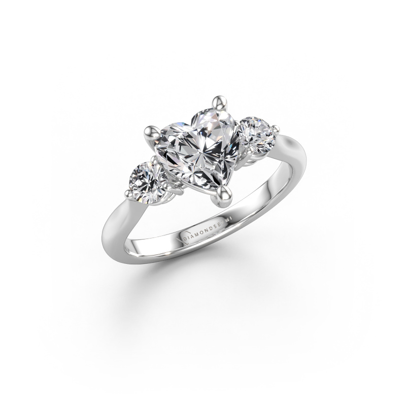 Afbeelding van Verlovingsring Lieselot HRT 950 platina Lab-grown diamant 1.90 crt