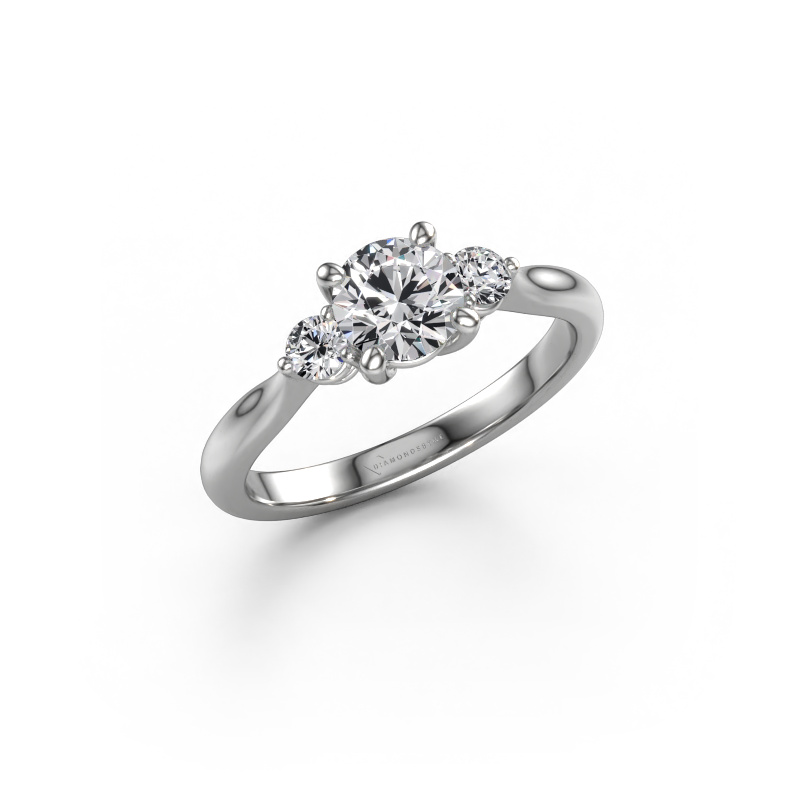 Bild von Verlobungsring Lieselot RND 950 Platin Lab-grown Diamant 0.890 crt