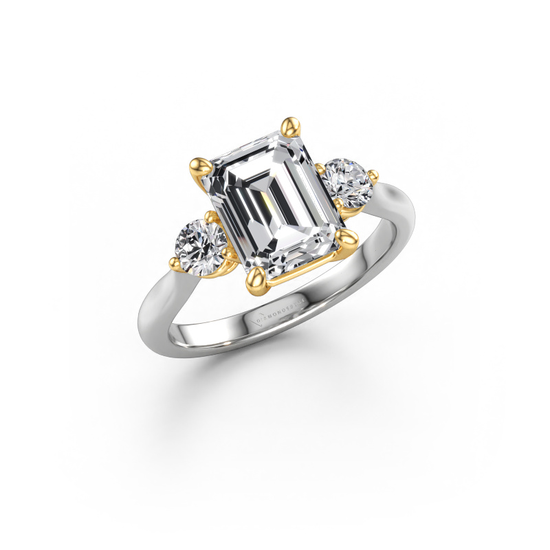 Afbeelding van Verlovingsring Lieselot EME 585 witgoud Diamant 2.90 crt