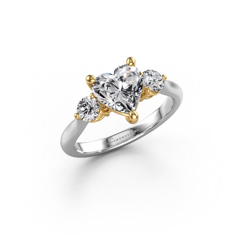 Image of Engagement ring Lieselot HRT 585 white gold Diamond 1.90 crt