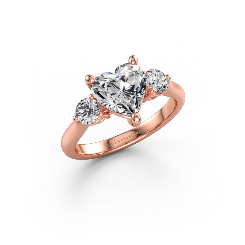 Immagine di Anello di fidanzamento Lieselot HRT 585 oro rosa Diamante 2.50 crt