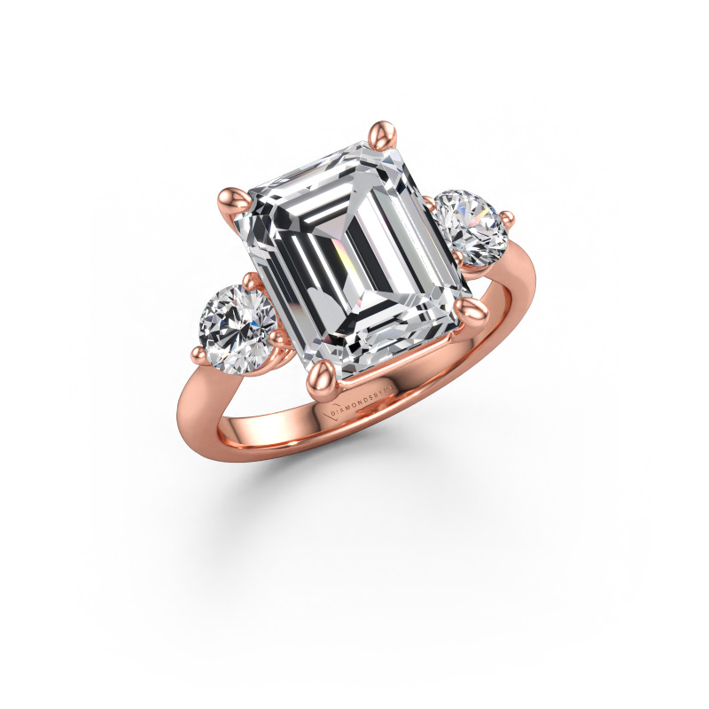 Bild av Förlovningsring Lieselot EME 585 roséguld Labbodlad diamant 6.01 crt