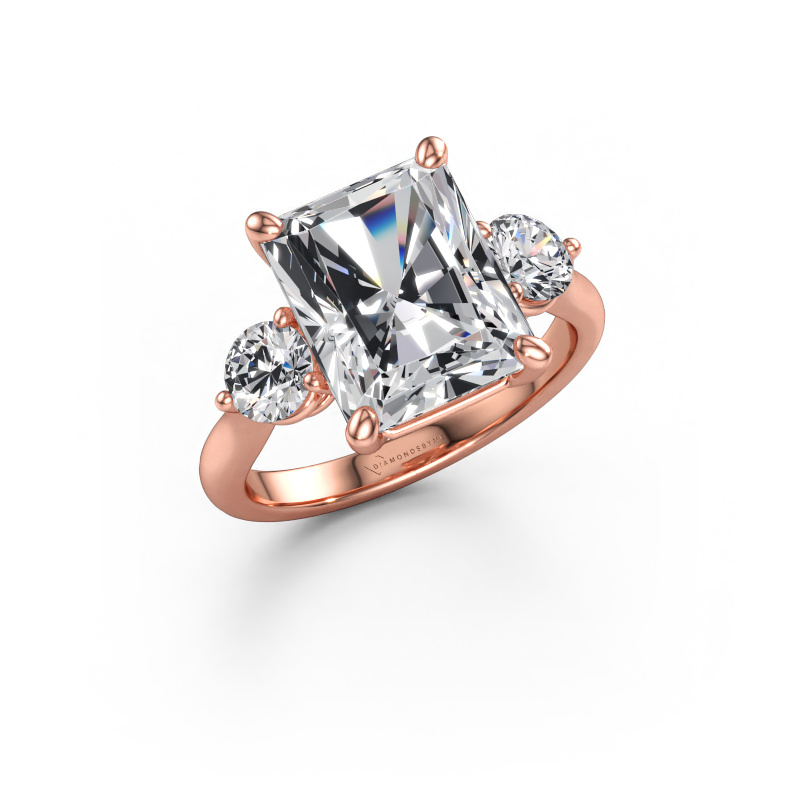 Bild av Förlovningsring Lieselot RAD 585 roséguld Labbodlad diamant 5.85 crt