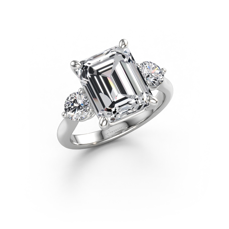 Immagine di Anello di fidanzamento Lieselot EME 585 oro bianco Diamante lab grown 6.01 crt