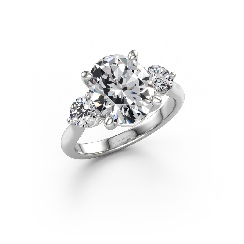 Afbeelding van Verlovingsring Lieselot OVL 950 platina Lab-grown diamant 4.65 crt