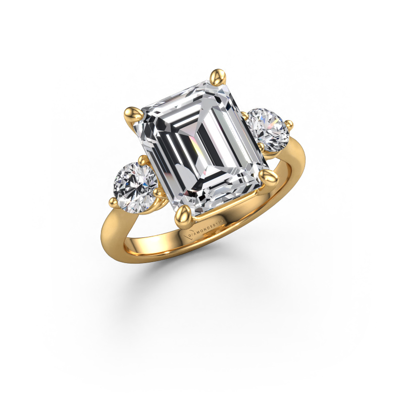 Image of Engagement ring Lieselot EME 585 gold Lab grown diamond 6.01 crt