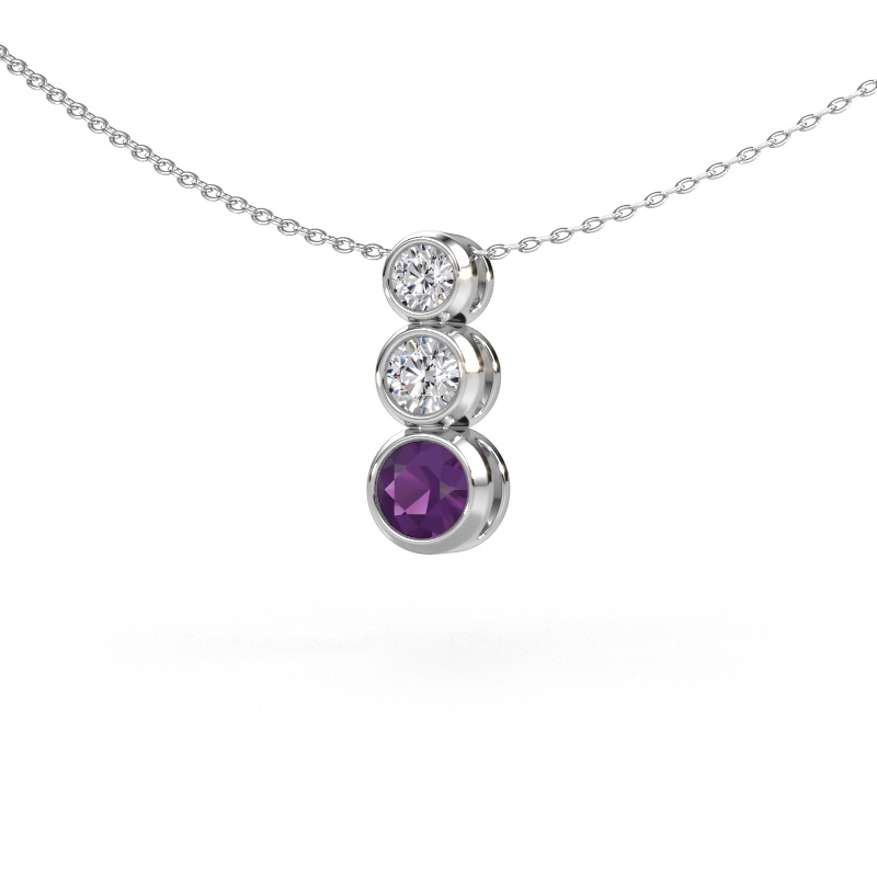 Bild von Anhänger Linda 950 Platin Amethyst 5 mm