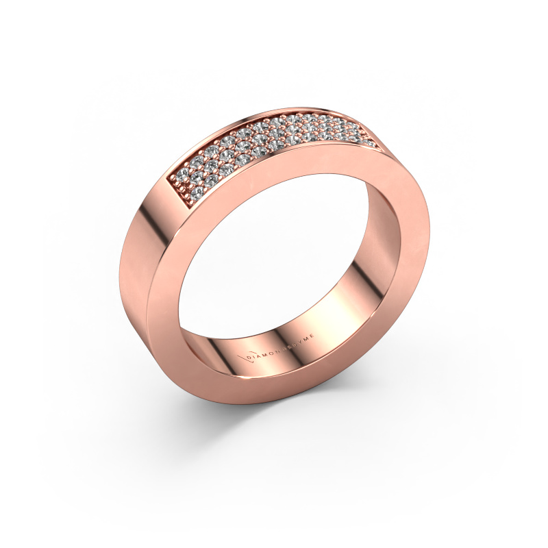 Bild von Ring Lindsey 1 585 Roségold Diamant 0.235 crt