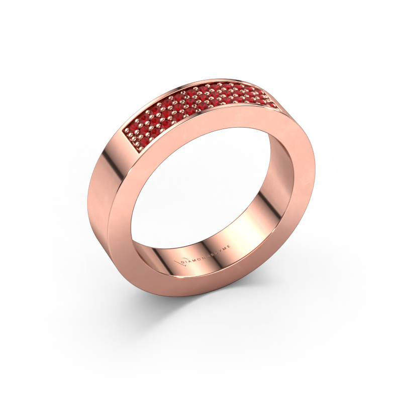 Image of Ring Lindsey 1 585 rose gold Ruby 1.1 mm