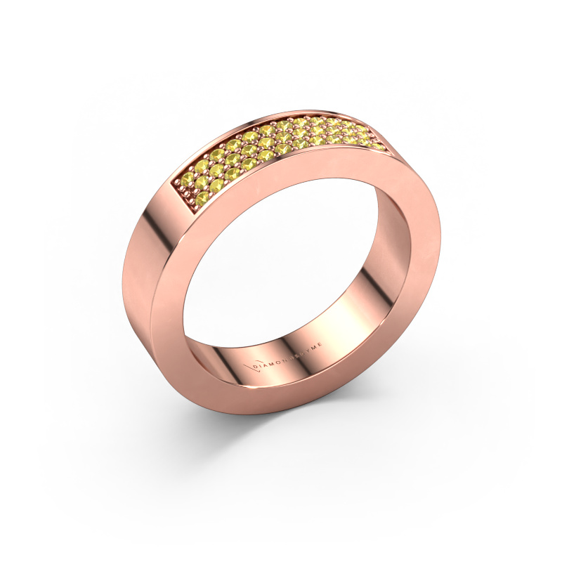 Bild von Ring Lindsey 1 585 Roségold Gelb Saphir 1.1 mm