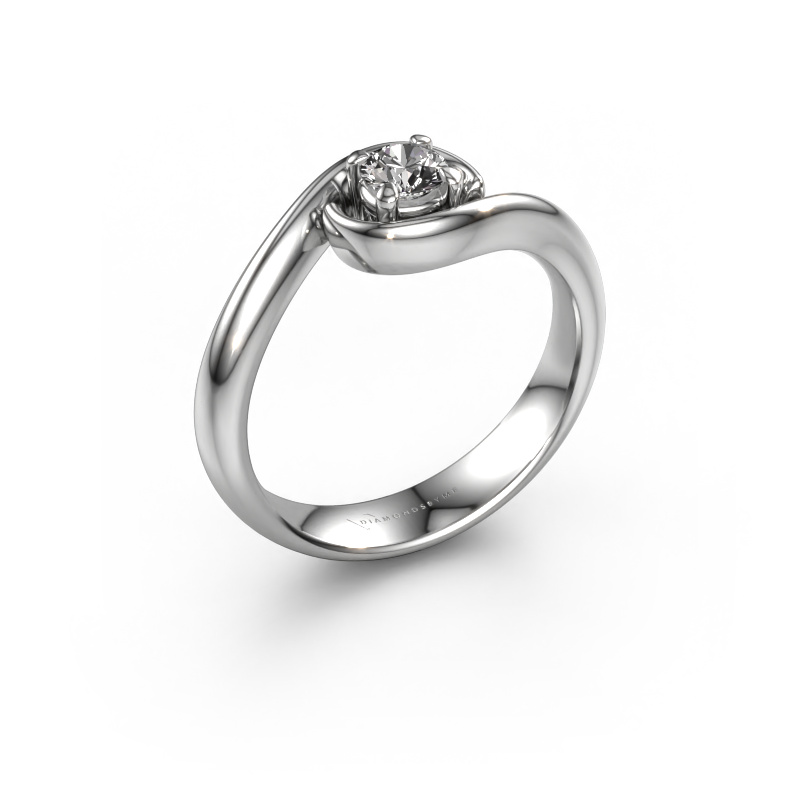 Image of Engagement ring Linn 950 platinum Diamond 0.25 crt