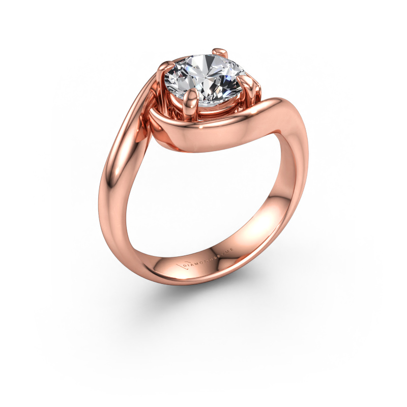 Bild av Förlovningsring Linn 585 roséguld Diamant 1.50 crt